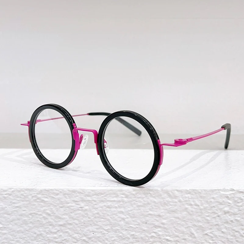 Belgium Btoemp Round Acetate Titanium Eyeglasses Frames Designer Multicolor Handmade Top-notched Glasses for Unisex
Belgium Btoemp Round Acetate Titanium Eyeglasses Frames Designer Multicolor Handmade Top-notched Glasses for Unisex