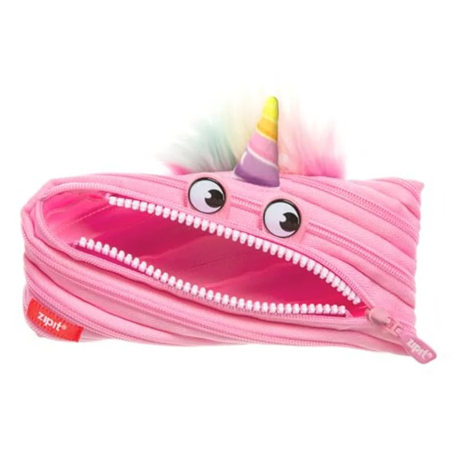 Unicorn Pencil Case for Girls, Cute Zipper Pouch for Teens, Stationery Bag for School, Pink
Unicorn Pencil Case for Girls, Cute Zipper Pouch for Teens, Stationery Bag for School, Pink