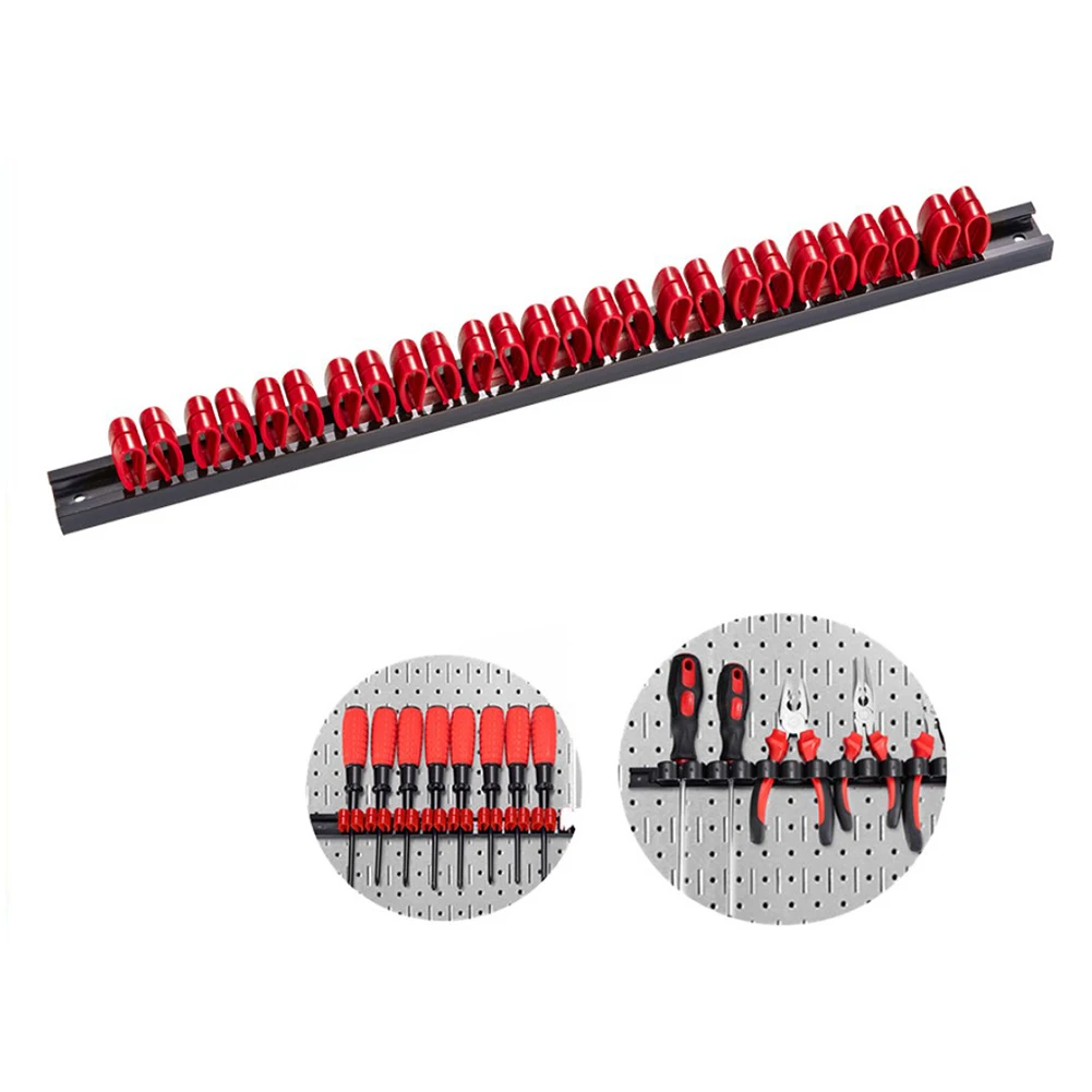 Hand Tool Storage Screwdriver Organizer 35cm 13.7inch Efficient Clips Design Heavy Duty Plastic Workshop Essential
Hand Tool Storage Screwdriver Organizer 35cm 13.7inch Efficient Clips Design Heavy Duty Plastic Workshop Essential