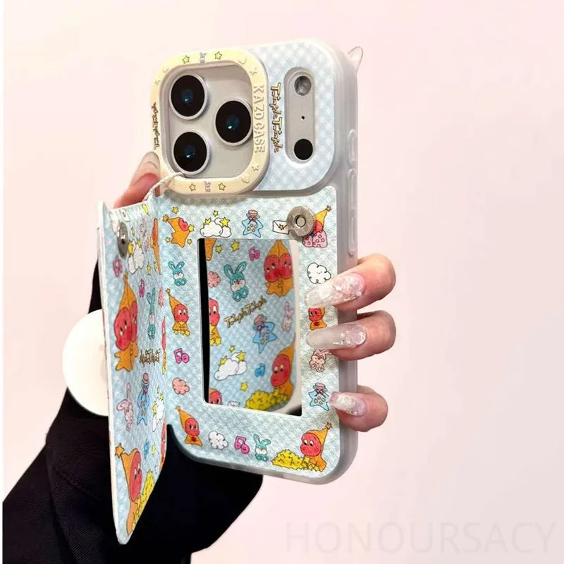 Встроенные зеркальные чехлы для телефонов с рисунком милых звезд для iPhone 17, чехол для телефона Pro Max 16, 15, 14, 13, задняя крышка для телефона с защитой от падения 
Встроенные зеркальные чехлы для телефонов с рисунком милых звезд для iPhone 17, чехол для телефона Pro Max 16, 15, 14, 13, задняя крышка для телефона с защитой от падения