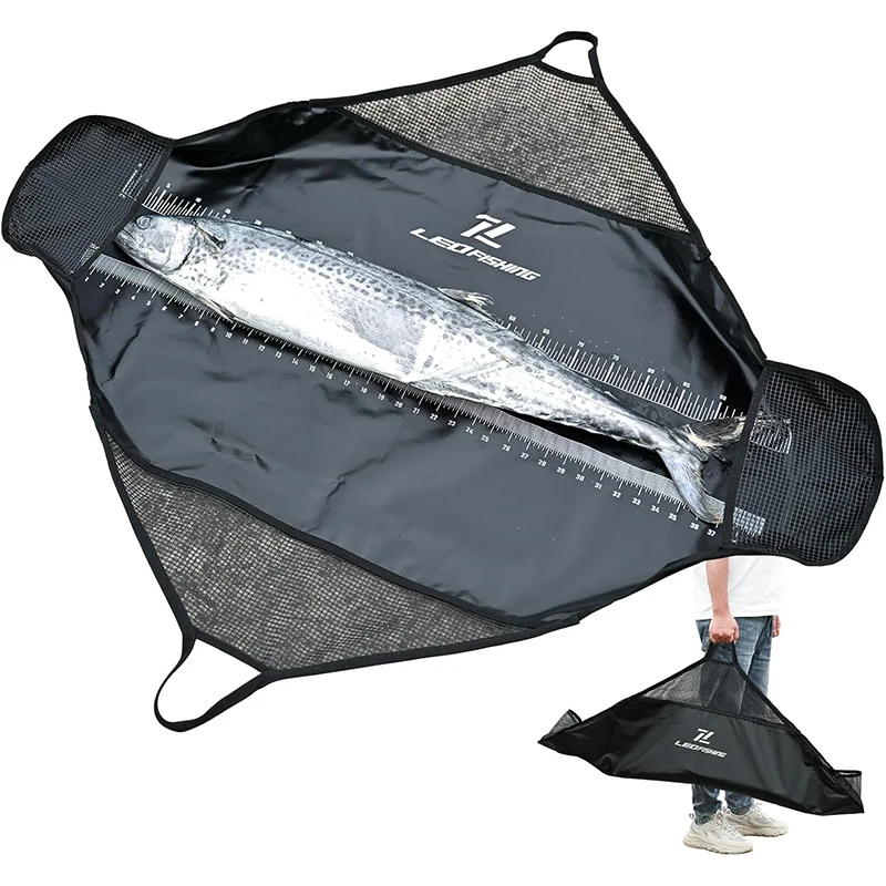 Fishing Tournament Weigh-in Fish Bag, Tournament Fish Bag Heavy Duty Fish Transport Bag with Sturdy Nylon Handle and Scale
Fishing Tournament Weigh-in Fish Bag, Tournament Fish Bag Heavy Duty Fish Transport Bag with Sturdy Nylon Handle and Scale
