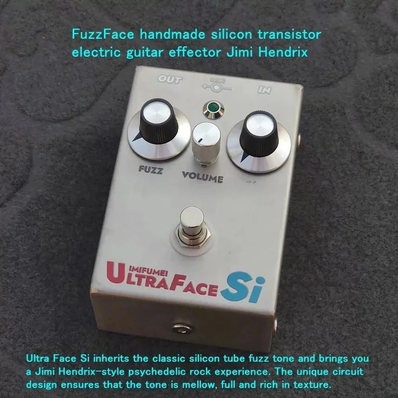 FOR FuzzFace handmade silicon transistor electric guitar effector, a Jimi Hendrix-style psychedelic rock experience
FOR FuzzFace handmade silicon transistor electric guitar effector, a Jimi Hendrix-style psychedelic rock experience