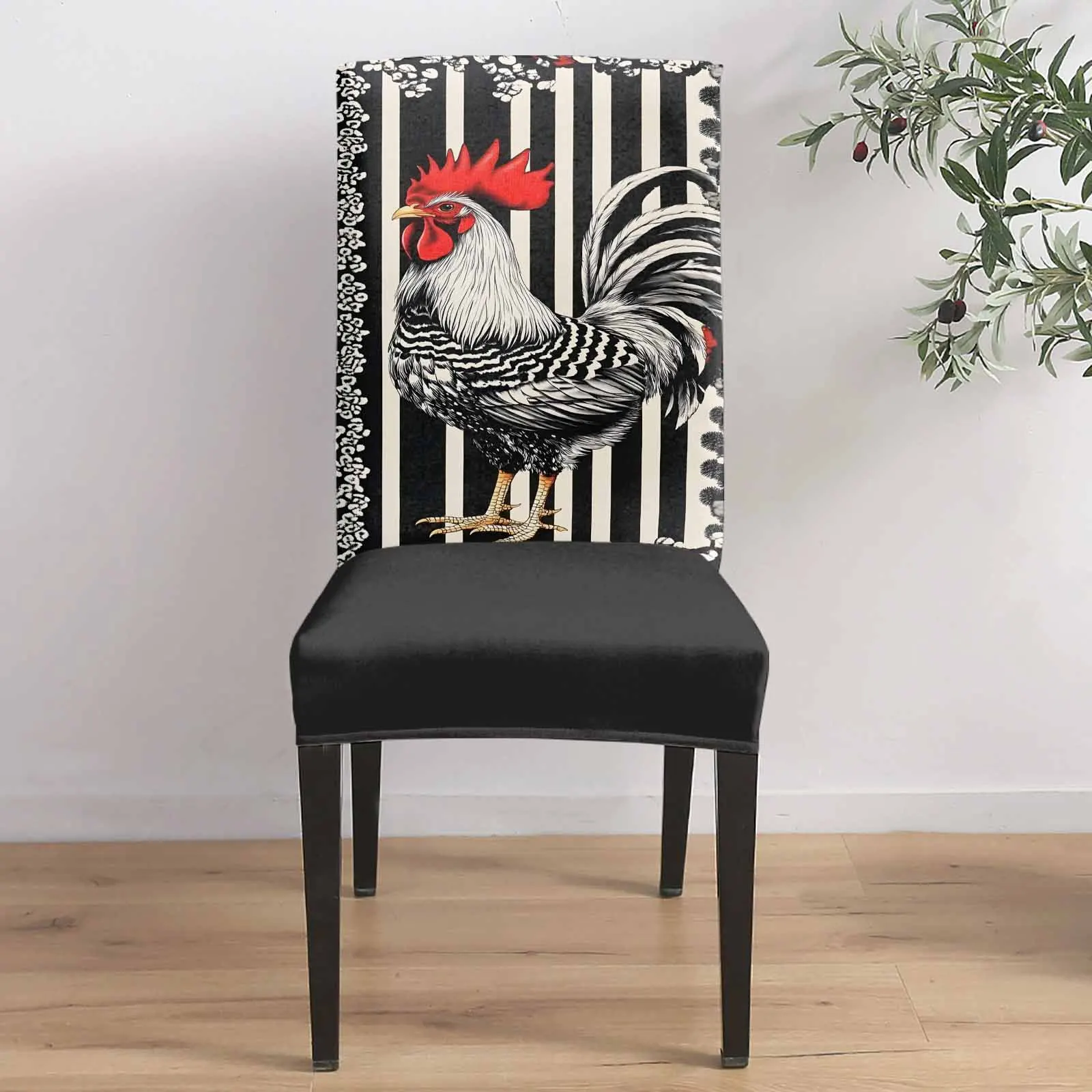 Vintage Farm Rooster Lines Chair Cover for Dining Room Spandex Stretch Seat Cover for Wedding Banquet Party Seat Case
Vintage Farm Rooster Lines Chair Cover for Dining Room Spandex Stretch Seat Cover for Wedding Banquet Party Seat Case
