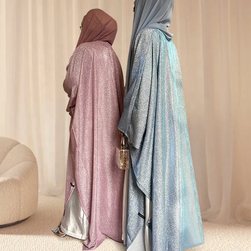 New Arrival Islamic Clothing 2 Pieces Abaya Hijab Set Starry Night Open Abaya Dubai Modest Dress Coat With Rhinestone Powder
New Arrival Islamic Clothing 2 Pieces Abaya Hijab Set Starry Night Open Abaya Dubai Modest Dress Coat With Rhinestone Powder