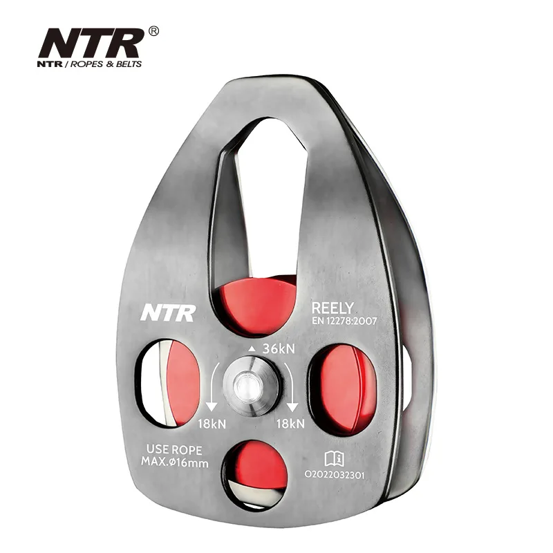 NTR High-Altitude Outdoor Large Single & Double Pulley Steel & Durable Polyester Material for Fall Protection
NTR High-Altitude Outdoor Large Single & Double Pulley Steel & Durable Polyester Material for Fall Protection