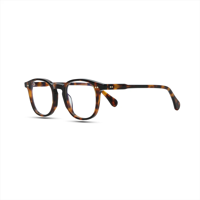 Unisex Minimalist Optical Glasses In Retro Round Acetate Frames With Rivets And Metal Hinges Non-Prescription Glasses
Unisex Minimalist Optical Glasses In Retro Round Acetate Frames With Rivets And Metal Hinges Non-Prescription Glasses