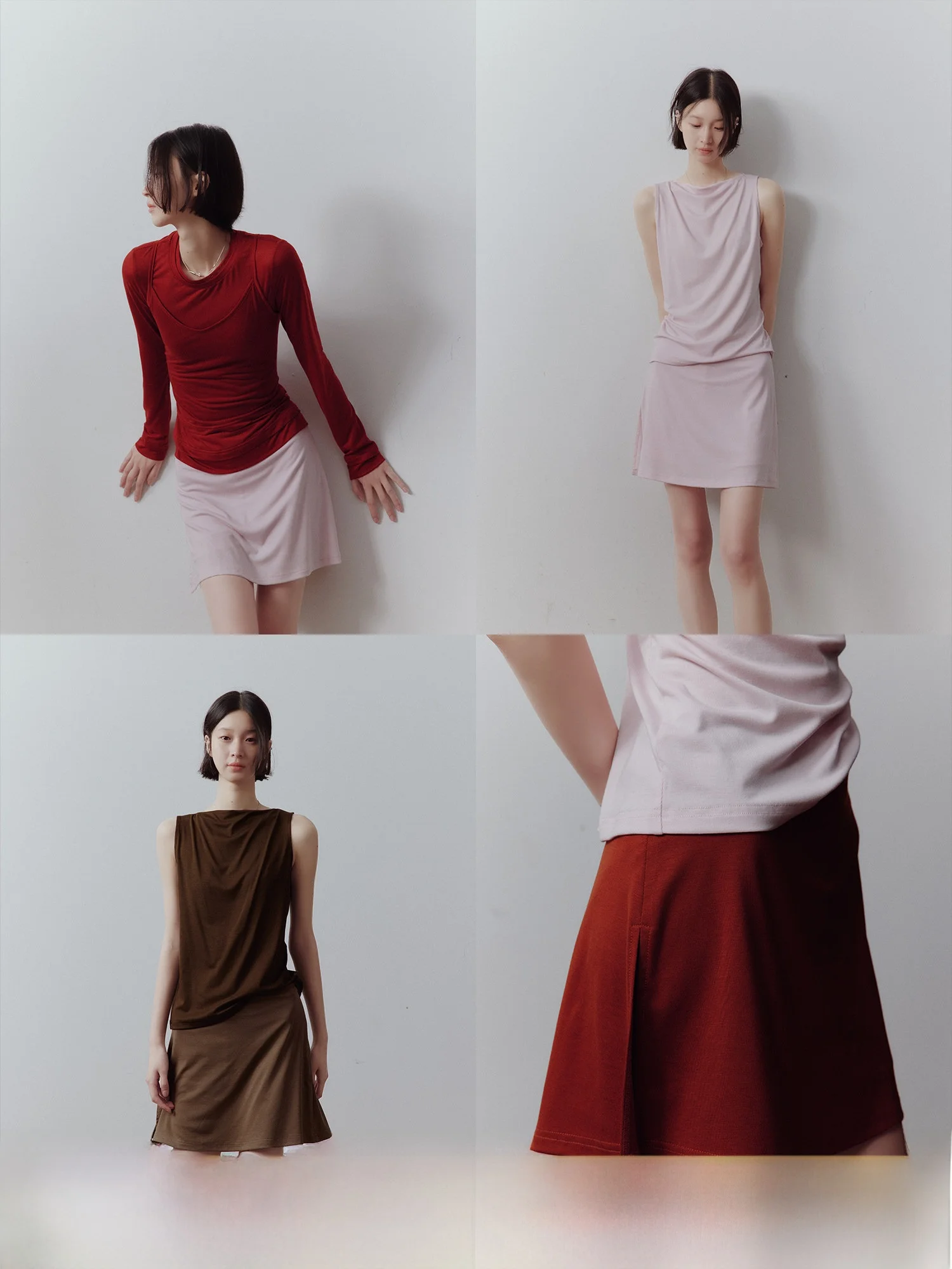 Breathable Lightweight Soft FUSSED Three-Color Knitted Skirt Pants Girl's Spring Summer A-Line Midi Skirt Zipper Closure
Breathable Lightweight Soft FUSSED Three-Color Knitted Skirt Pants Girl's Spring Summer A-Line Midi Skirt Zipper Closure