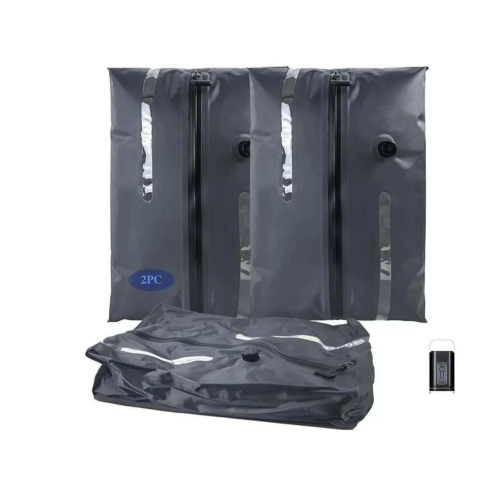 Free Shipping2PC Vacuum Bags for Travel with Waterproof Zipper,Compression Bags for Travel with Two-way valve,Luggage Vacuum Ba
Free Shipping2PC Vacuum Bags for Travel with Waterproof Zipper,Compression Bags for Travel with Two-way valve,Luggage Vacuum Ba