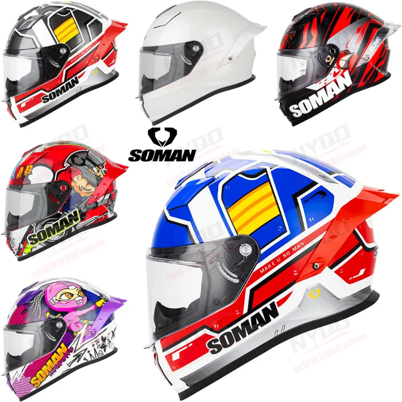 Motorcycle Helmet New Full Racing Helmet, Noise Reduction Men Women Cycling Helmet with Color Films Visor
Motorcycle Helmet New Full Racing Helmet, Noise Reduction Men Women Cycling Helmet with Color Films Visor