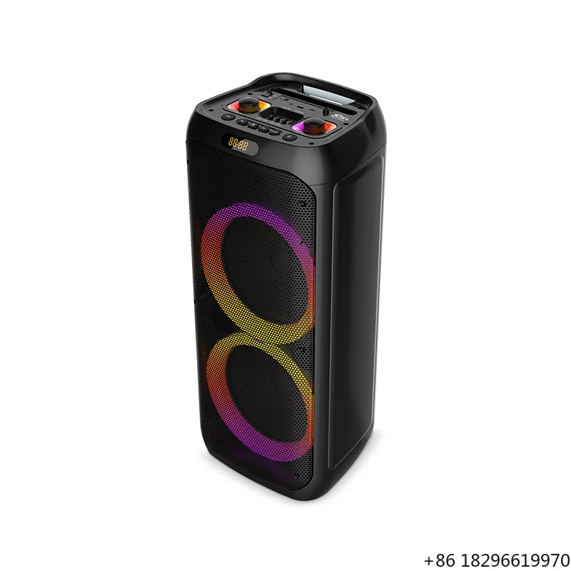 Double 10 Inch Trolley Bluetooth Outdoor Speaker LED Display DJ Party Portable Rechargeable Karaoke Stereo Soundbox
Double 10 Inch Trolley Bluetooth Outdoor Speaker LED Display DJ Party Portable Rechargeable Karaoke Stereo Soundbox
