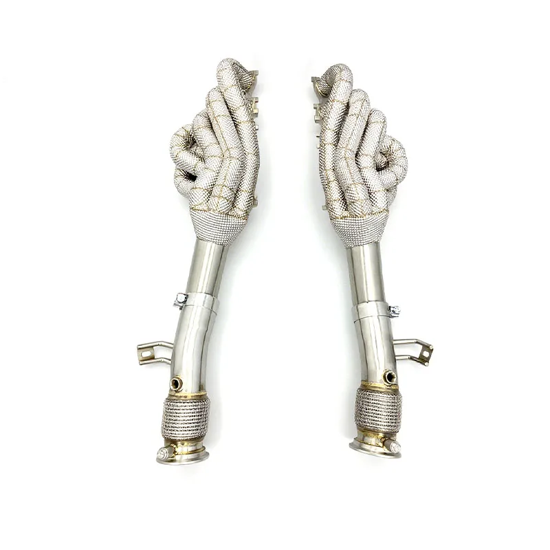 OEM SS304 Downpipe Without Catalyst for Huracan LP610 2014-2019 5.2L
OEM SS304 Downpipe Without Catalyst for Huracan LP610 2014-2019 5.2L