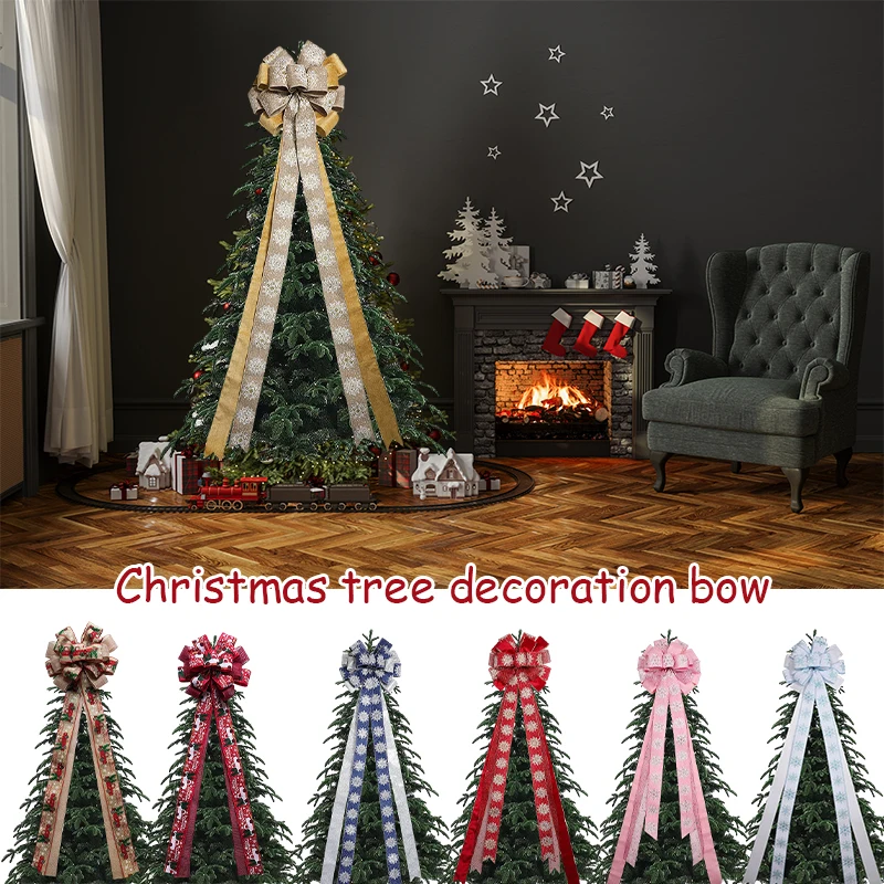 113cm Christmas Tree Decoration Bow Tie DIY Ribbon Creative Home Xmas Navidad New Year Wedding Party Pendant Ornaments
113cm Christmas Tree Decoration Bow Tie DIY Ribbon Creative Home Xmas Navidad New Year Wedding Party Pendant Ornaments