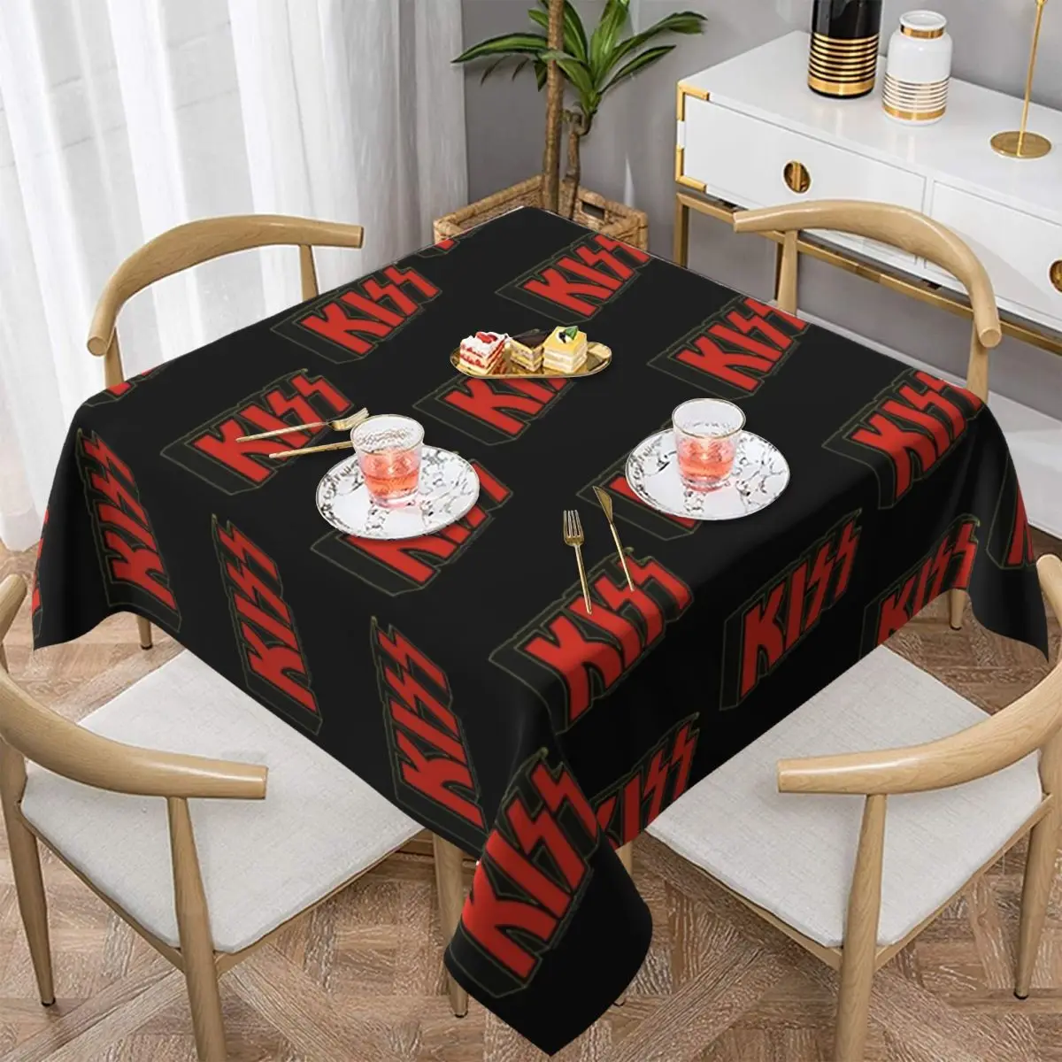 Kiss Band Tablecloth Red Kiss Logo Modern Printed Table Cover Spring Wholesale Protection Polyester Table Cloth
Kiss Band Tablecloth Red Kiss Logo Modern Printed Table Cover Spring Wholesale Protection Polyester Table Cloth