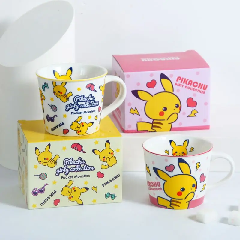 Pokémon Pikachu Mug Cartoon Ceramic Cup Home Milk Coffee Cup Student Dormitory Water Cup with Color Box and Spoon
Pokémon Pikachu Mug Cartoon Ceramic Cup Home Milk Coffee Cup Student Dormitory Water Cup with Color Box and Spoon