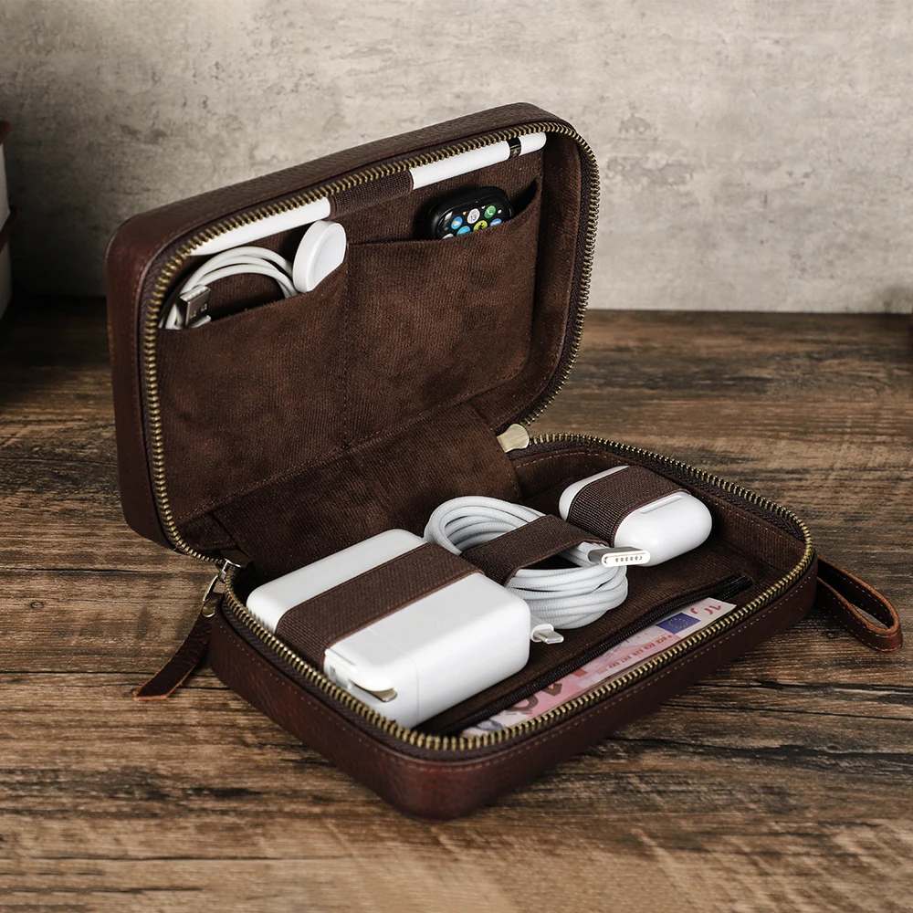 Genuine Leather Portable USB Data Cable Storage Bag Earphone Case Electronic Accessories Gadgets Digital Organizer Box Pouch
Genuine Leather Portable USB Data Cable Storage Bag Earphone Case Electronic Accessories Gadgets Digital Organizer Box Pouch