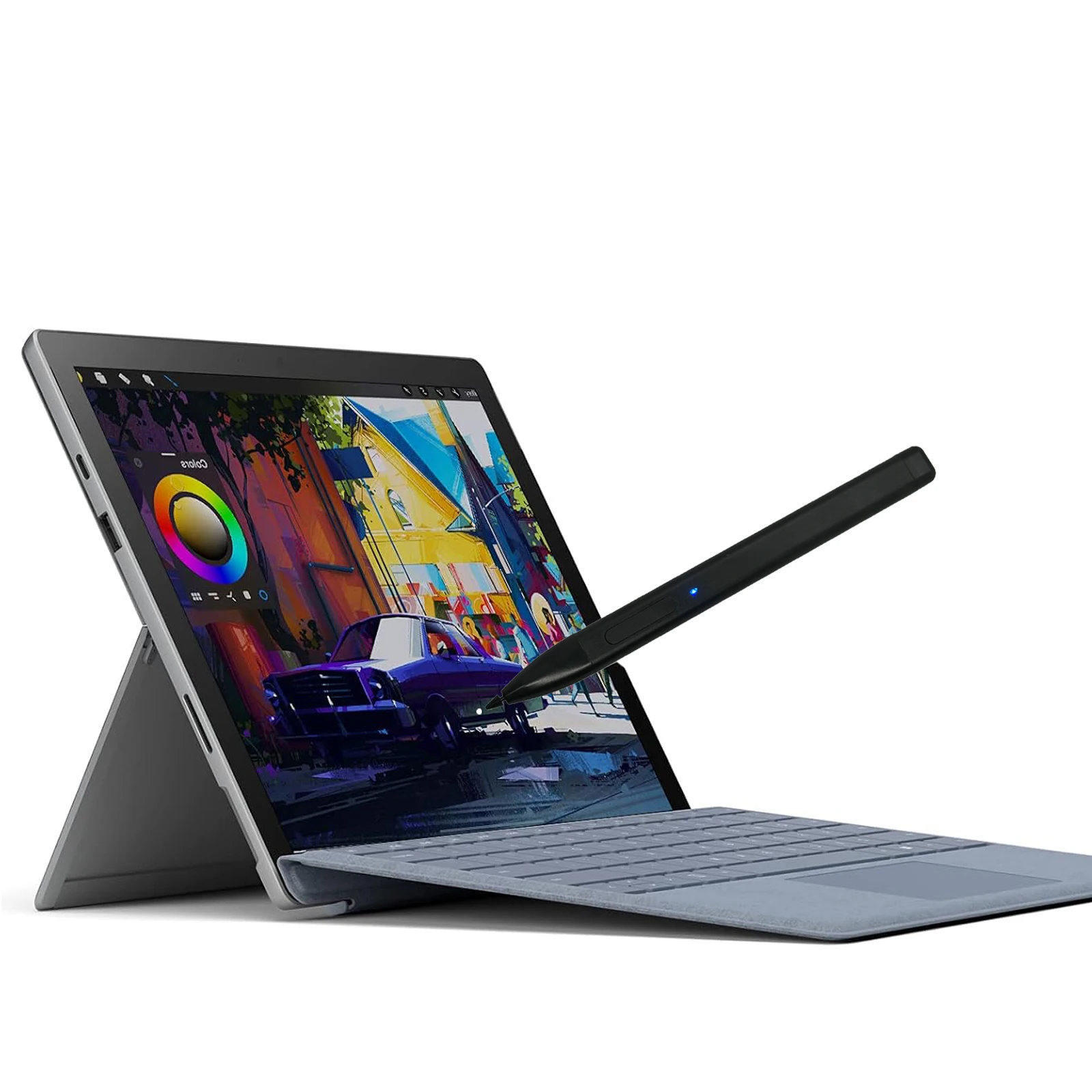 Slim Pen 2 for Surface with 4096 Pressure,Eraser & Right-Click, Palm Rejection,Graphite Nib,for Surface Pro 11/10/9/8/7/6/5/4/3
Slim Pen 2 for Surface with 4096 Pressure,Eraser & Right-Click, Palm Rejection,Graphite Nib,for Surface Pro 11/10/9/8/7/6/5/4/3