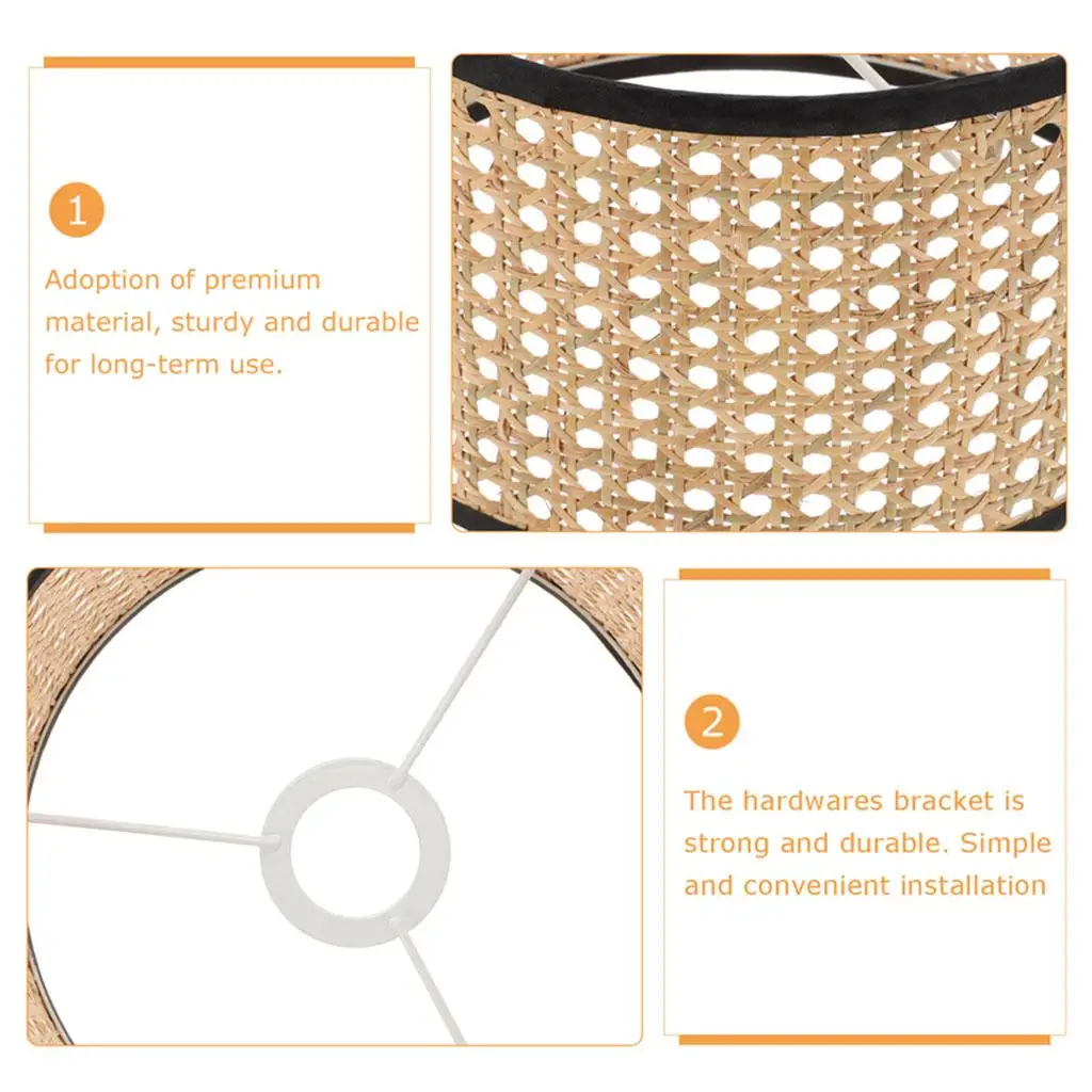 Lamp Shade Table Light Shade Natural Modern Style Decorative Rattan Light Cover
Lamp Shade Table Light Shade Natural Modern Style Decorative Rattan Light Cover