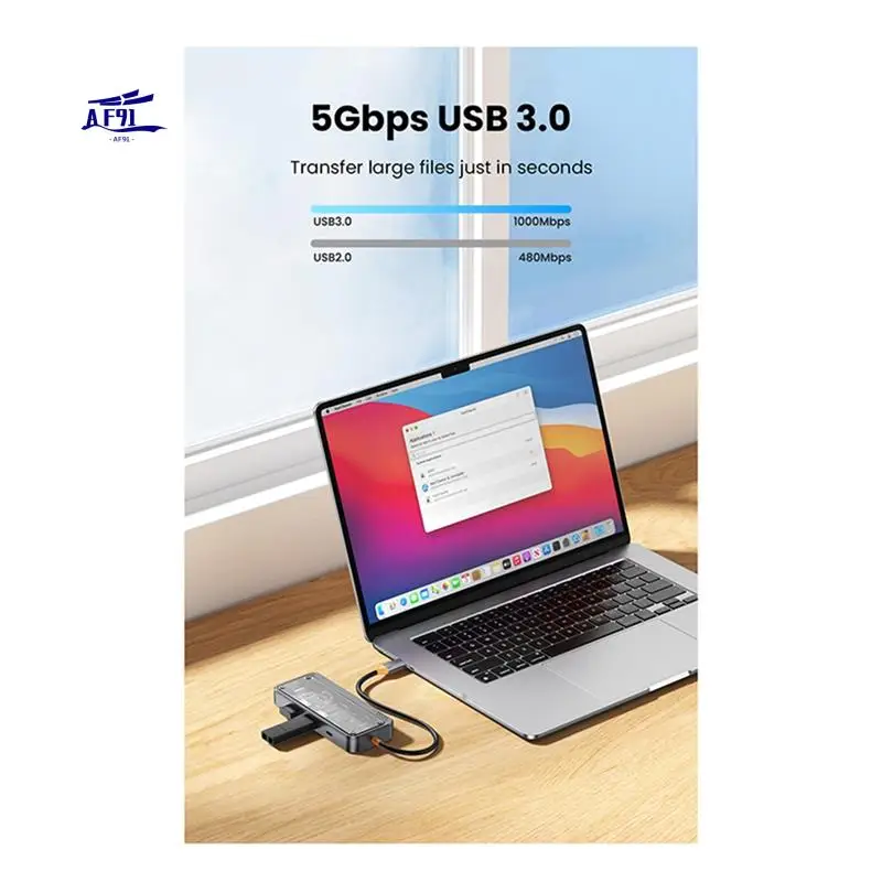 AF91-USB C Hub 8-в-1 Type-C 3.1 To 4K Адаптер 5 ГБ RJ45 SD/TF Card Reader Hub Пластиковый USB 3.0 100 Вт PD Для ноутбуков
AF91-USB C Hub 8-в-1 Type-C 3.1 To 4K Адаптер 5 ГБ RJ45 SD/TF Card Reader Hub Пластиковый USB 3.0 100 Вт PD Для ноутбуков