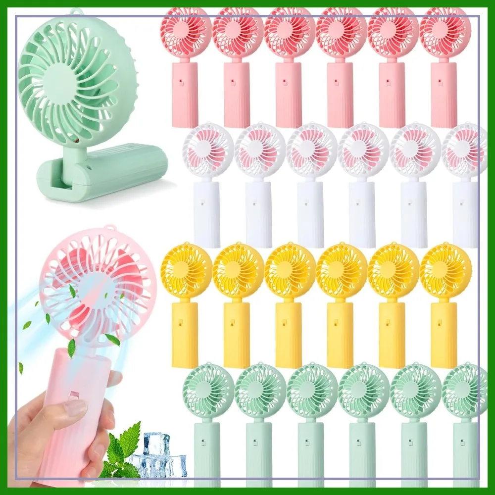 24 Pcs 180° Foldable Mini Handheld Fan, Portable Desk Fan, Battery Operated Cooling Fan for Home Office Hiking Travel
24 Pcs 180° Foldable Mini Handheld Fan, Portable Desk Fan, Battery Operated Cooling Fan for Home Office Hiking Travel