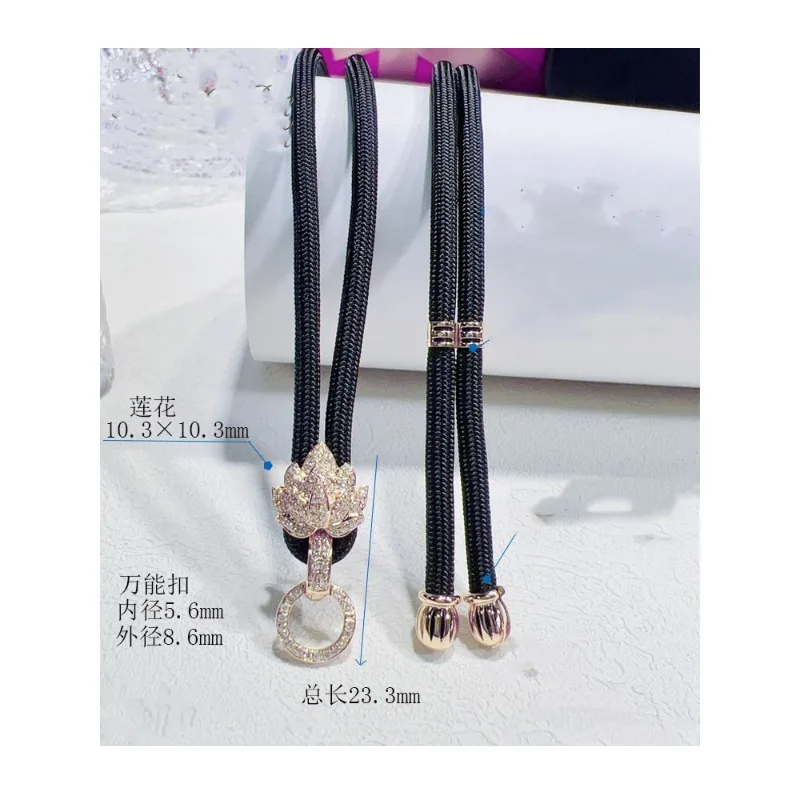 Universal Buckle Pendant Universal Lanyard Button Head Accessories Removable Tail Cap Necklace Women's Versatile Premium Jewelry
Universal Buckle Pendant Universal Lanyard Button Head Accessories Removable Tail Cap Necklace Women's Versatile Premium Jewelry