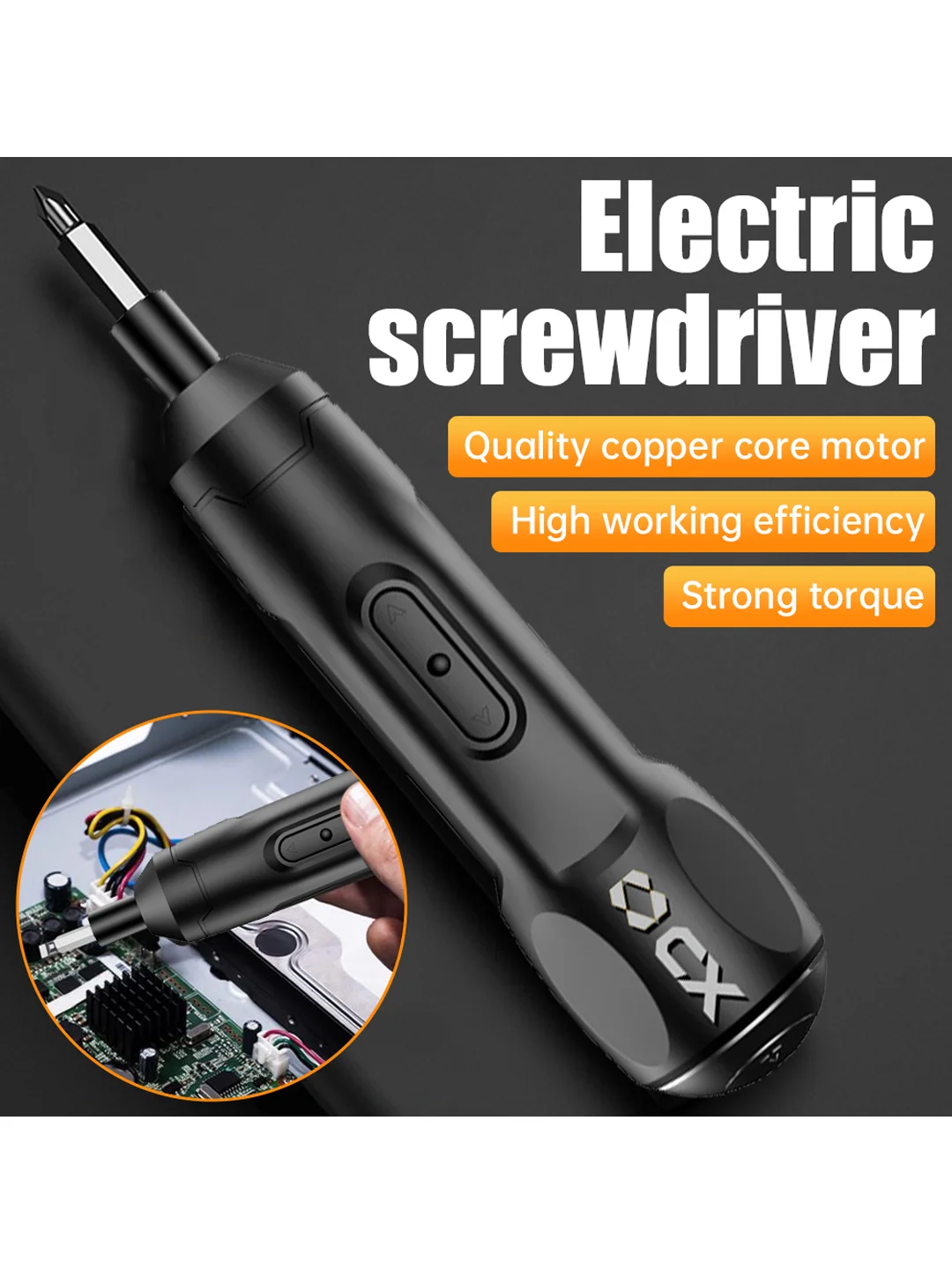 Mini Cordless Electric Screwdriver Manual/Auto Rechargeable Lithium Battery Household Small Electric Drill Screw Driver Bit Tool
Mini Cordless Electric Screwdriver Manual/Auto Rechargeable Lithium Battery Household Small Electric Drill Screw Driver Bit Tool