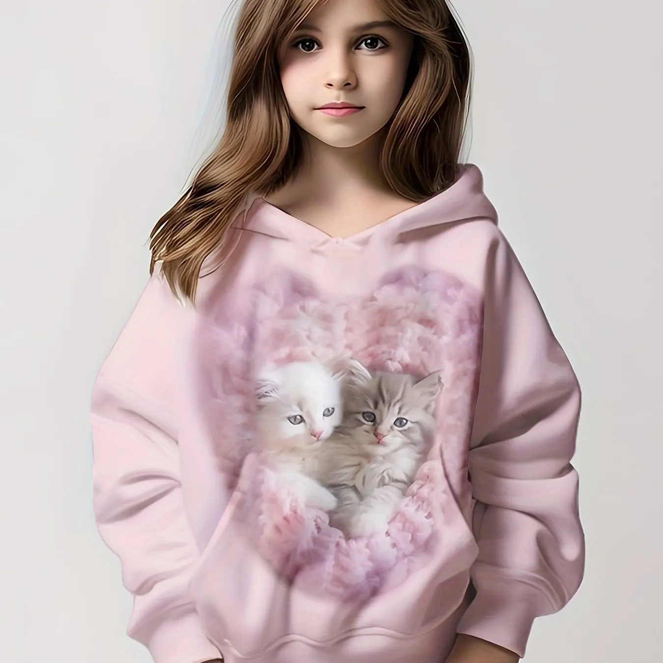 Children's Clothing Hoodies Long Sleeve Cartoon Cat Print Autumn Children Clothes Girl Kawaii Girl Top Outdoor Kids Girl Clothes
Children's Clothing Hoodies Long Sleeve Cartoon Cat Print Autumn Children Clothes Girl Kawaii Girl Top Outdoor Kids Girl Clothes