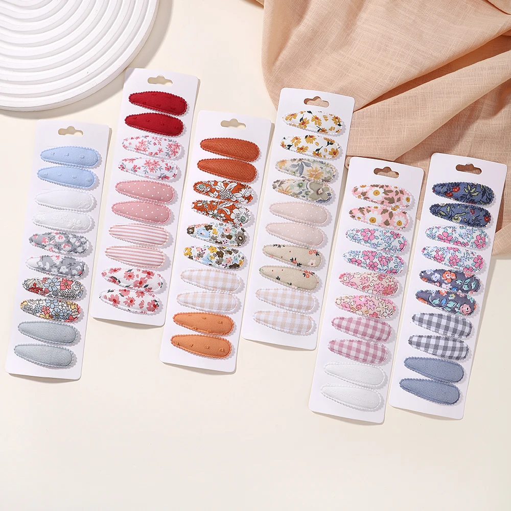 10Pcs/Lot Newborn Print Cotton Alloy Hair Bow Snap Clips Set Fabric Plaid Hairpins Girls Kids Headwear Baby Hair Accessories
10Pcs/Lot Newborn Print Cotton Alloy Hair Bow Snap Clips Set Fabric Plaid Hairpins Girls Kids Headwear Baby Hair Accessories
