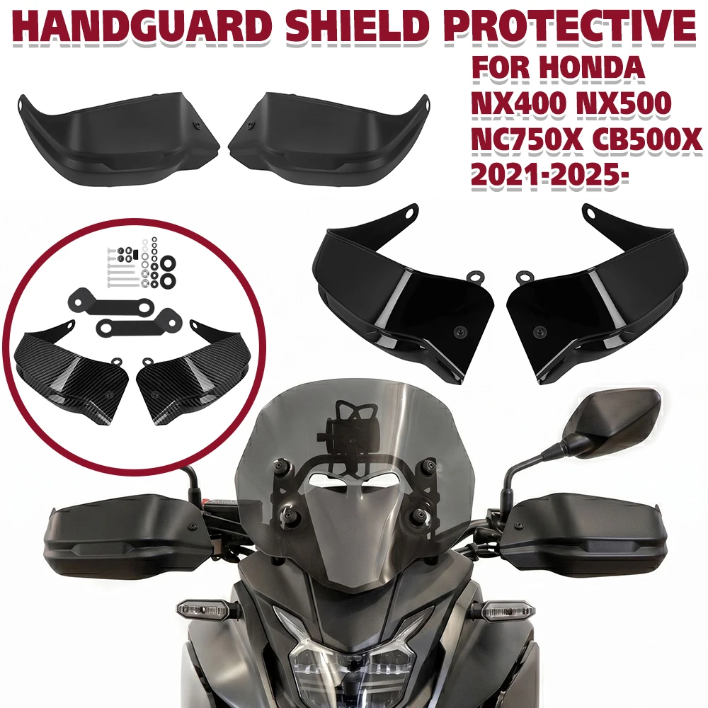For Honda NX400 NX500 NC750X CB500X 2021-2024 Handguards Handle Bar Windshield Protector Motorcycle Accessories NX500 400 23-25
For Honda NX400 NX500 NC750X CB500X 2021-2024 Handguards Handle Bar Windshield Protector Motorcycle Accessories NX500 400 23-25