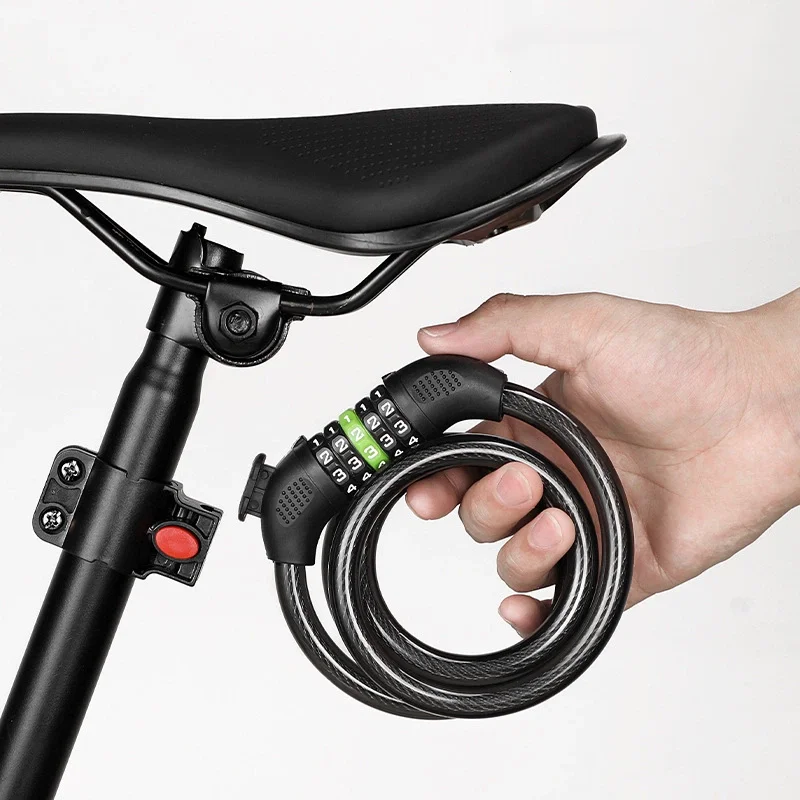 Portable Bicycle Lock Anti-theft Bike Code Lock Lengthened Thickened Bicycle Combination Lock With Holder For MTB Road Bike
Portable Bicycle Lock Anti-theft Bike Code Lock Lengthened Thickened Bicycle Combination Lock With Holder For MTB Road Bike