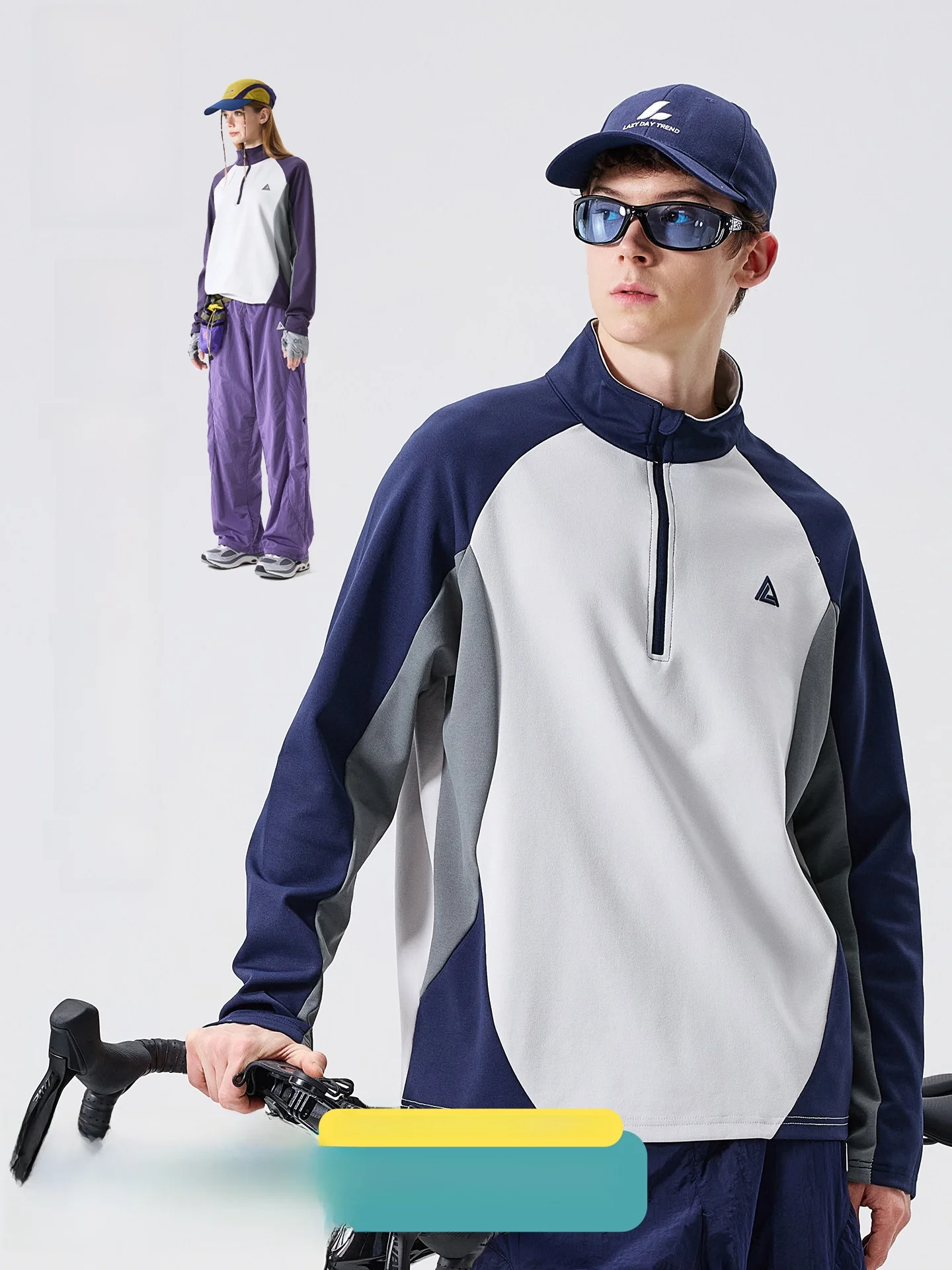 LAZY DAY Men's Outdoor Long Sleeve T-Shirt Half Zip Sports Shirt Quick Dry Moisture Wicking Casual Autumn Cycling Wear
LAZY DAY Men's Outdoor Long Sleeve T-Shirt Half Zip Sports Shirt Quick Dry Moisture Wicking Casual Autumn Cycling Wear