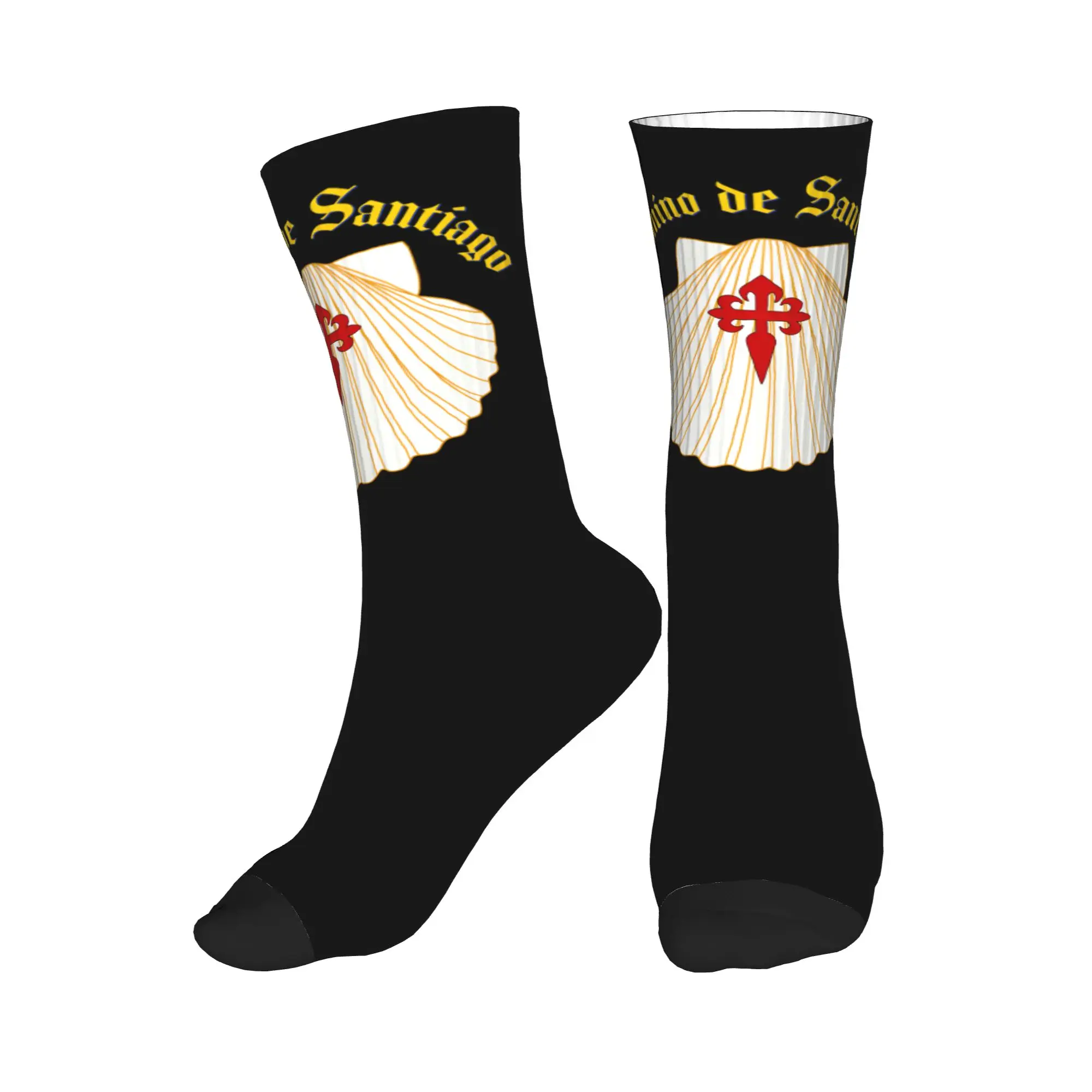 Buen Camino de Santiago Dress Socks Men's Women's Warm Fashion Crew Socks
Buen Camino de Santiago Dress Socks Men's Women's Warm Fashion Crew Socks
