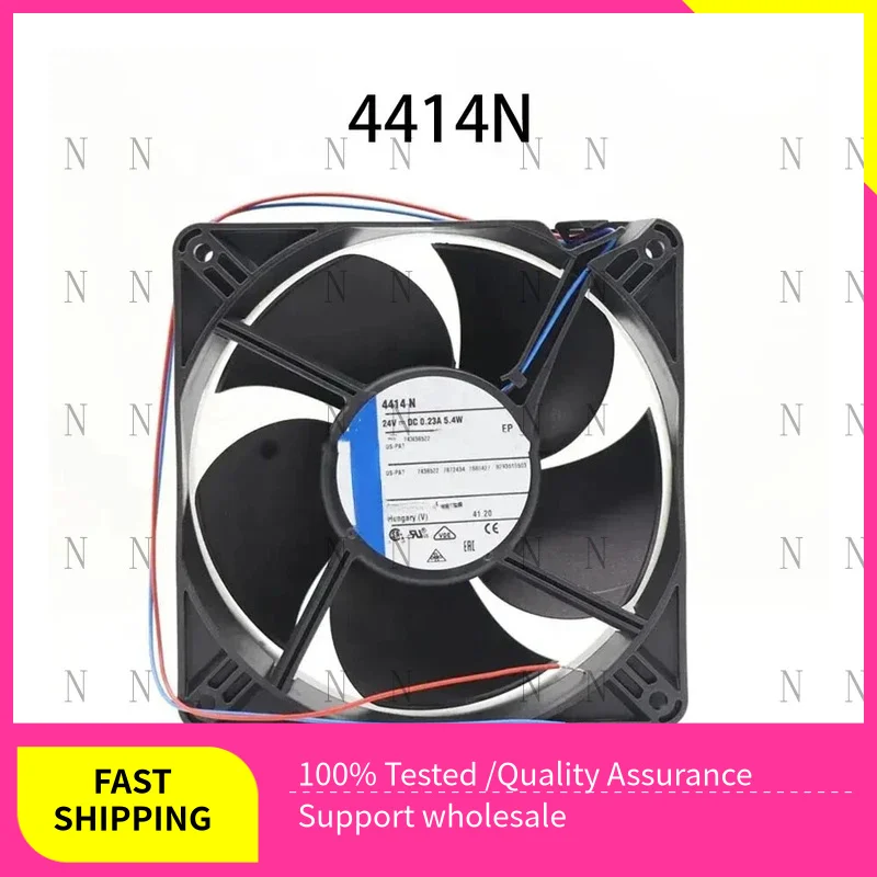 YJJ for Ebmpaps Axial Cooling Fan 2wires 120*120*38MM 4414N DC24V 5.4W 0.23A original
YJJ for Ebmpaps Axial Cooling Fan 2wires 120*120*38MM 4414N DC24V 5.4W 0.23A original