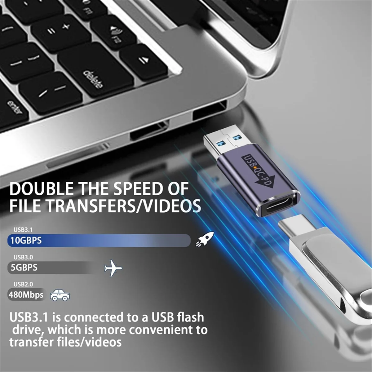 2 шт. адаптер QC к USB C PD USB3.1 «папа» на разъем типа C «мама» для быстрой зарядки для USB QC Power к USB C PD Функция Z
2 шт. адаптер QC к USB C PD USB3.1 «папа» на разъем типа C «мама» для быстрой зарядки для USB QC Power к USB C PD Функция Z