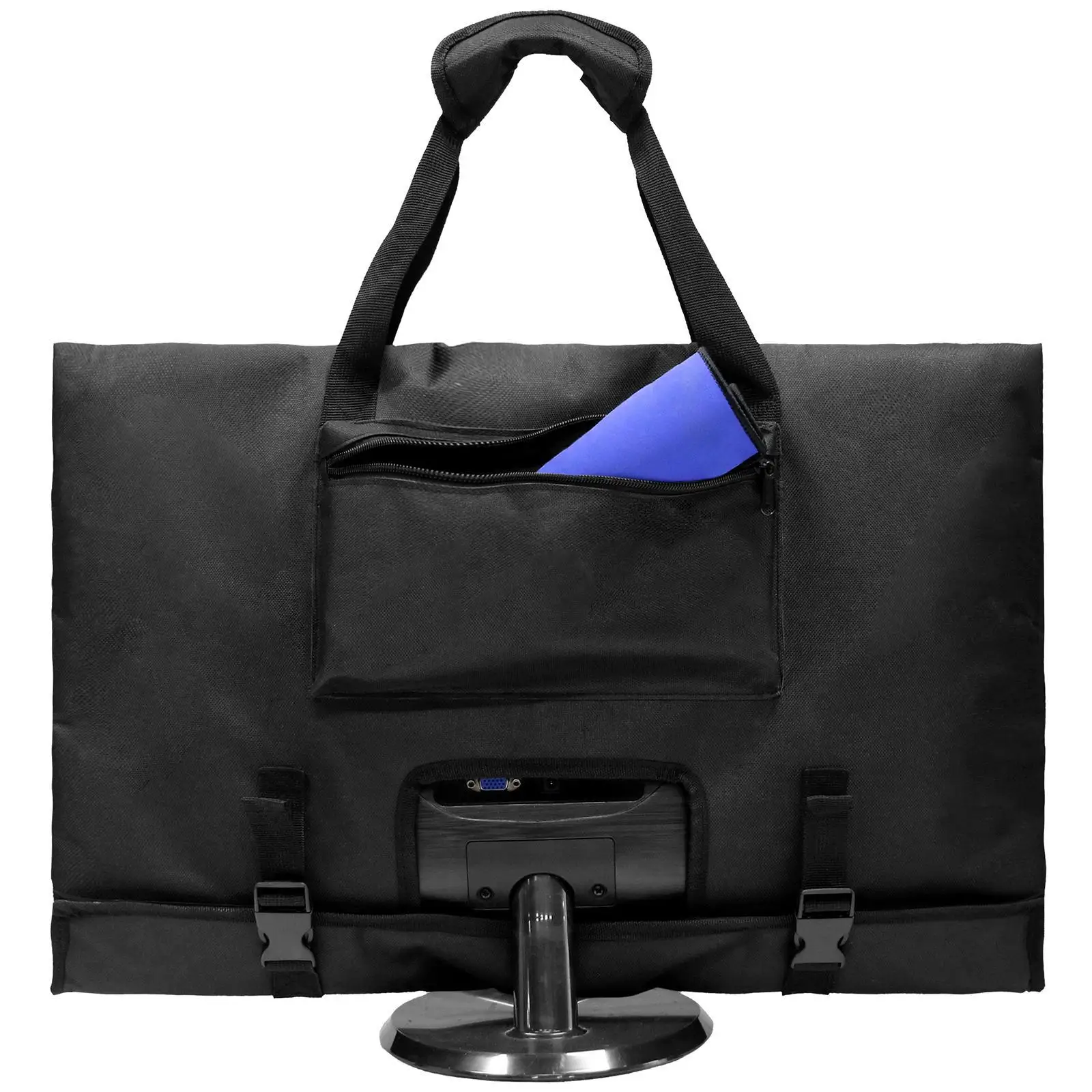 Сумка-чехол для монитора из ткани Оксфорд с защитой от царапин, с карманами и ручкой, дорожная сумка для переноски настольного компьютера
Сумка-чехол для монитора из ткани Оксфорд с защитой от царапин, с карманами и ручкой, дорожная сумка для переноски настольного компьютера