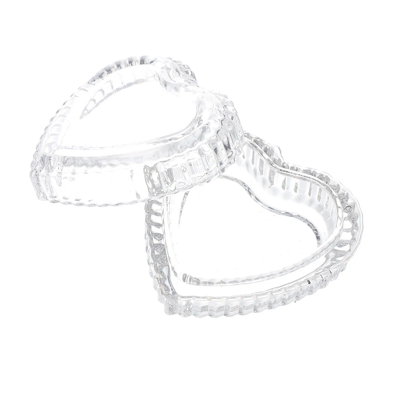 Heart Shaped Glass Box Embossed Storage Jar for Sweets Nordic Home Decor Transparent Container Jewelry Holder Storage Bottle
Heart Shaped Glass Box Embossed Storage Jar for Sweets Nordic Home Decor Transparent Container Jewelry Holder Storage Bottle