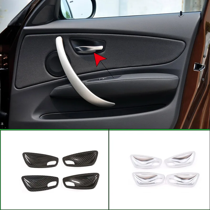 For BMW 1 Series E81 E82 2007-11 ABS Carbon Fiber Car 2-door 4-door Inner Door Handle Bowl Decoration Cover Sticker Accessories
For BMW 1 Series E81 E82 2007-11 ABS Carbon Fiber Car 2-door 4-door Inner Door Handle Bowl Decoration Cover Sticker Accessories
