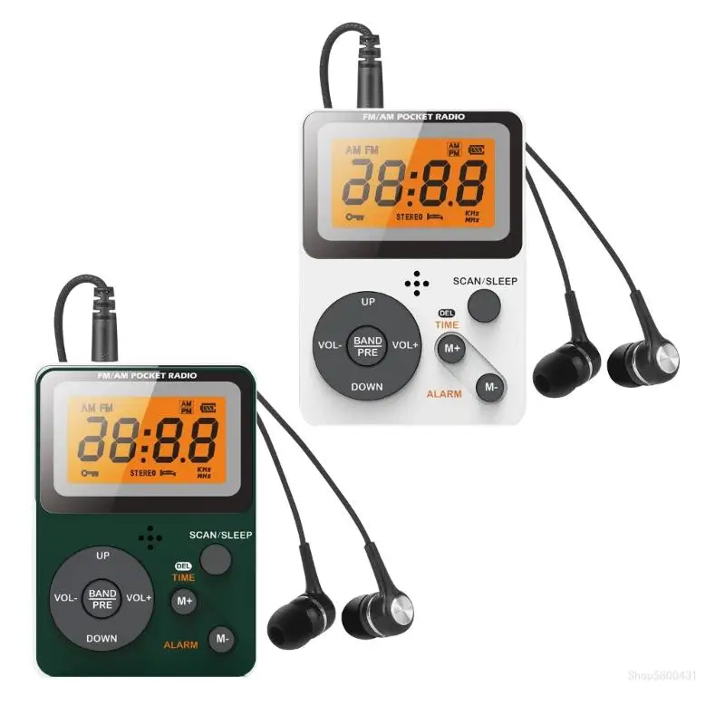 FM Portable Pocket Radio Battery Operated Digital Tuning Radio with Earphone
FM Portable Pocket Radio Battery Operated Digital Tuning Radio with Earphone