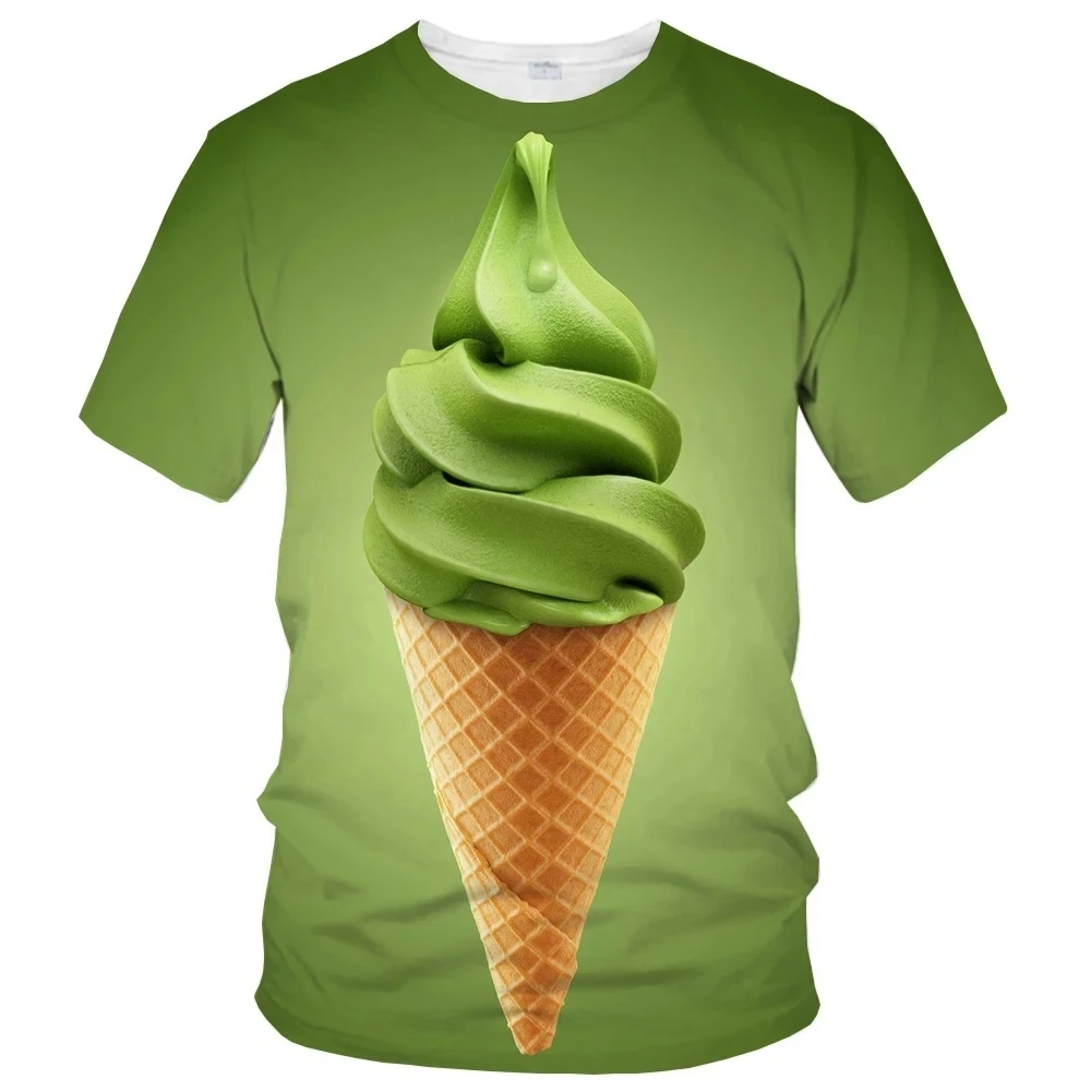 Summer Fashion The Ice cream Picture T Shirts For Men Casual 3D Print Tees Hip Hop Personality Round Neck Short Sleeve Tops
Summer Fashion The Ice cream Picture T Shirts For Men Casual 3D Print Tees Hip Hop Personality Round Neck Short Sleeve Tops