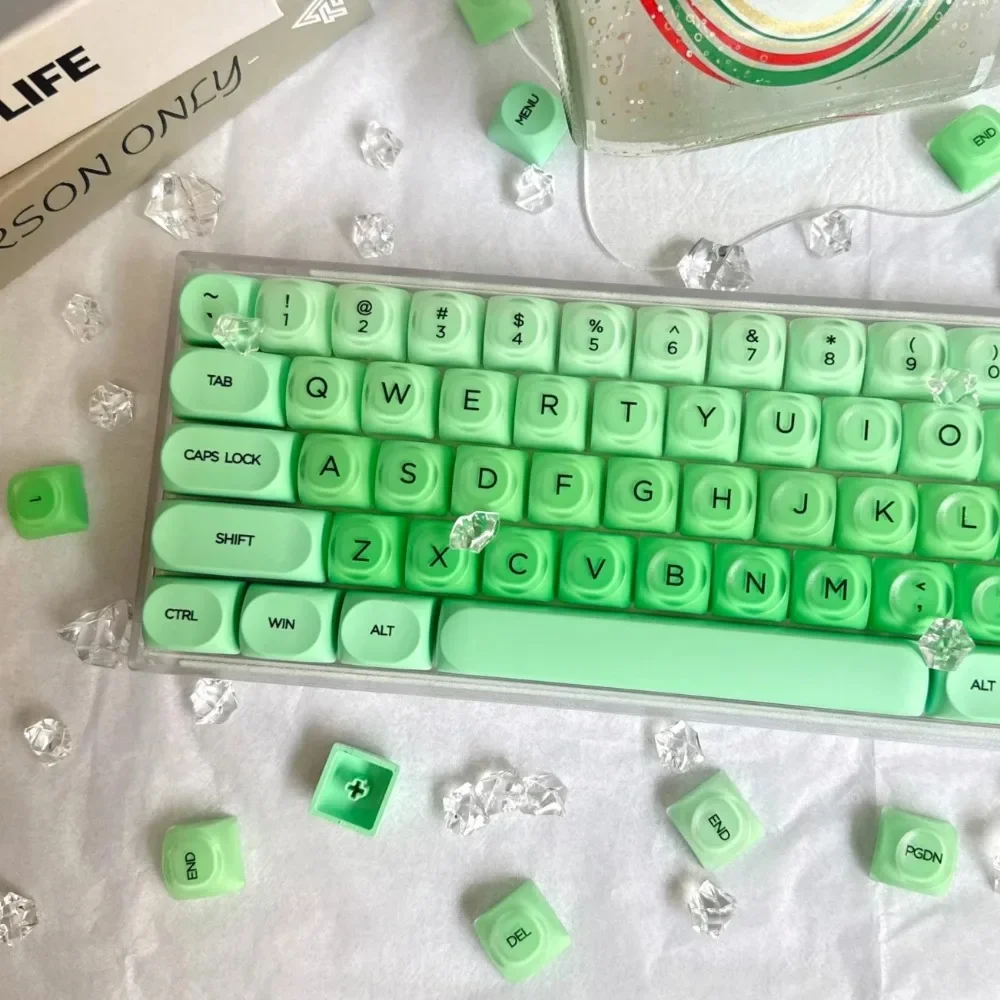 Crystal Soda Green Jelly Keycaps Keyboard HOA Profile Key Caps Custom Gaming Mechanical Keyboard Keycap Set Office Keycap PBT
Crystal Soda Green Jelly Keycaps Keyboard HOA Profile Key Caps Custom Gaming Mechanical Keyboard Keycap Set Office Keycap PBT