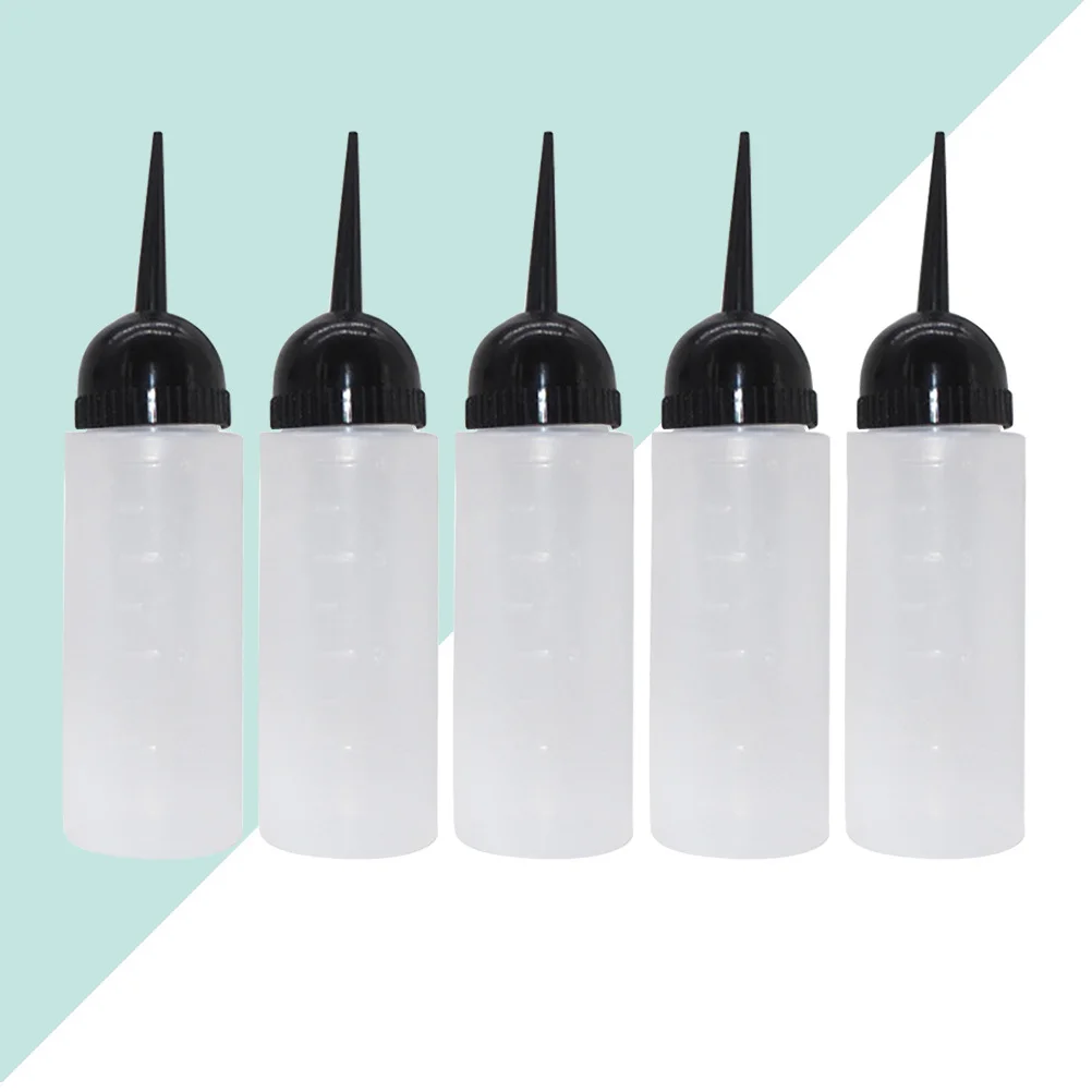5pcs 120Ml Wash For Coloring Shampoo Bottle Refillable Salon Hair Dye Container Oblique Tip Leak Proof Anti Slip Design Hair Dye
5pcs 120Ml Wash For Coloring Shampoo Bottle Refillable Salon Hair Dye Container Oblique Tip Leak Proof Anti Slip Design Hair Dye