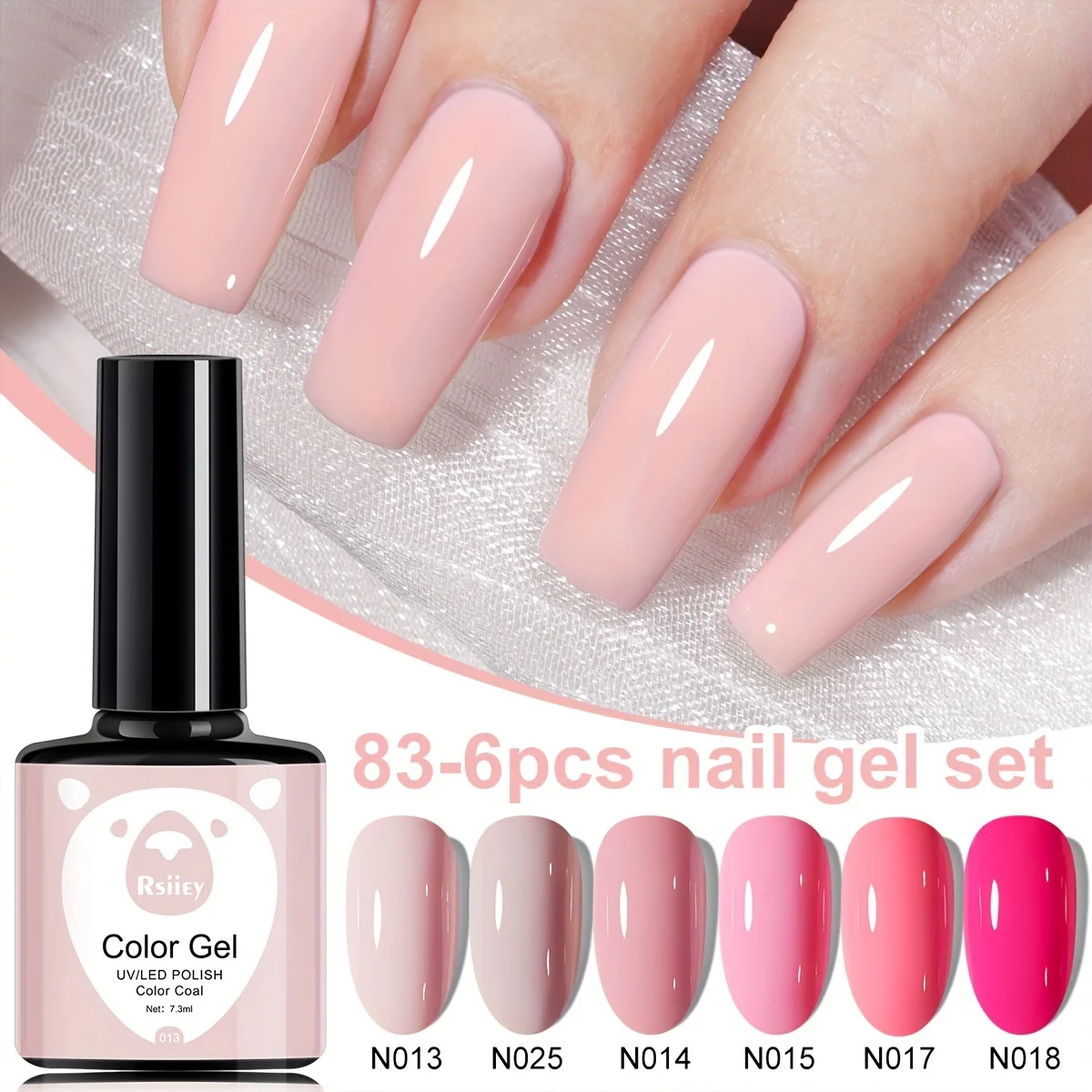 XEIJAYI 6pcs 7.3ml Nail Polish Set UV LED Color Mousse Gel Nail Polish Get Creative for Home Salon Manicure DIY
XEIJAYI 6pcs 7.3ml Nail Polish Set UV LED Color Mousse Gel Nail Polish Get Creative for Home Salon Manicure DIY