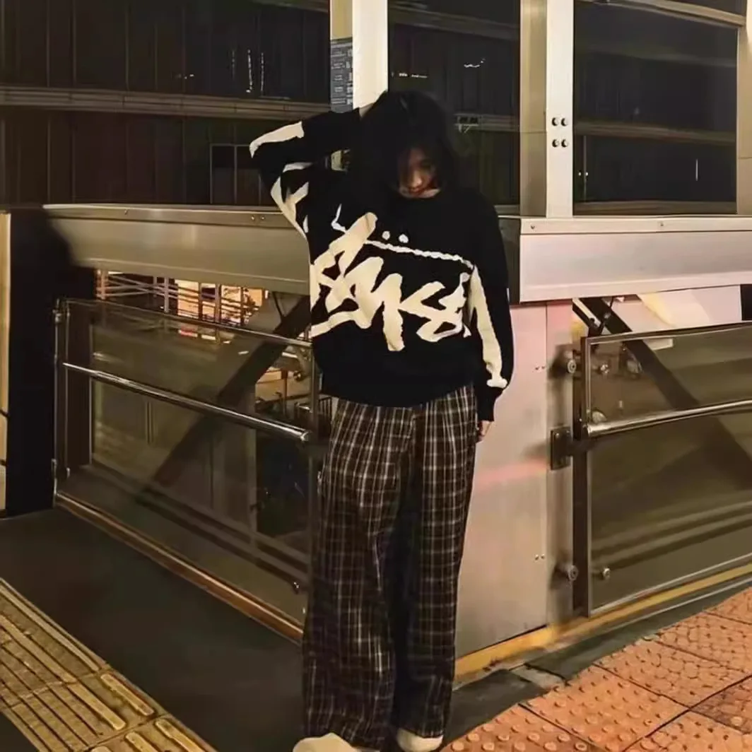 Удобный круглый трикотаж Ne с буквенным логотипом, цвет Sli, корейская версия, осенне-зимний крутой свитер, уличный свободный крой
Удобный круглый трикотаж Ne с буквенным логотипом, цвет Sli, корейская версия, осенне-зимний крутой свитер, уличный свободный крой