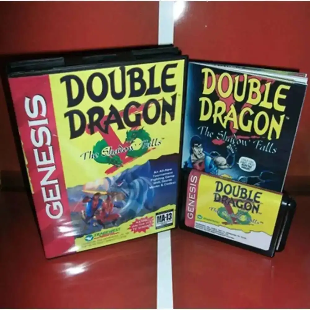 New Arrival Double Dragon 5 16bit MD Game Card With Retail Box & Manual Book For Sega Mega Drive/ Genesis
New Arrival Double Dragon 5 16bit MD Game Card With Retail Box & Manual Book For Sega Mega Drive/ Genesis