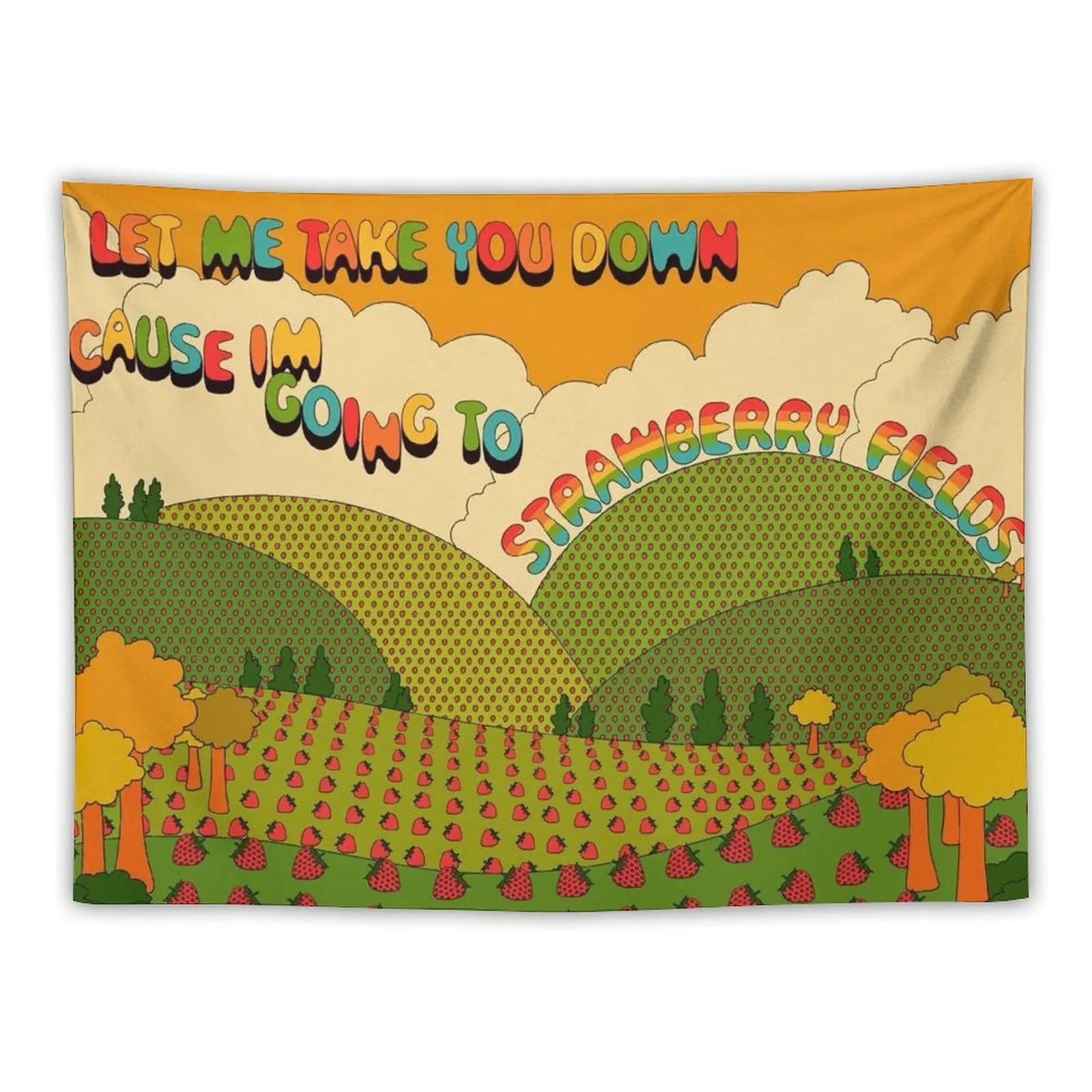 Strawberry Fields Tapestry Aesthetics For Room Decoration Wall Aesthetic Room Decor Tapestry
Strawberry Fields Tapestry Aesthetics For Room Decoration Wall Aesthetic Room Decor Tapestry