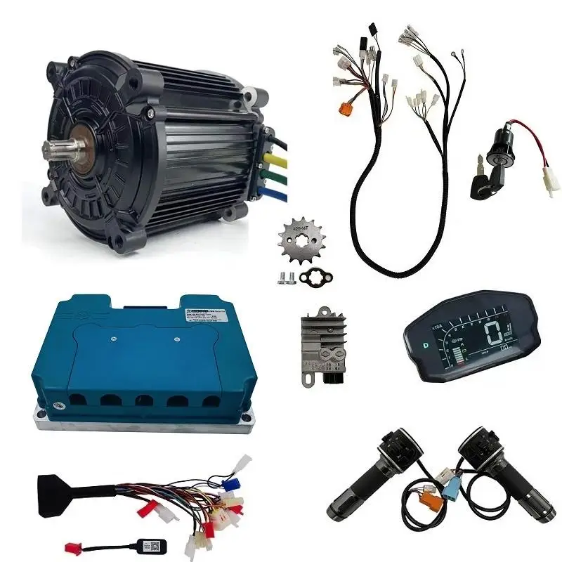 QS MOTOR 8000W Mid-Drive Power Train Complete Conversion Kits for Electric Motorcycle
QS MOTOR 8000W Mid-Drive Power Train Complete Conversion Kits for Electric Motorcycle