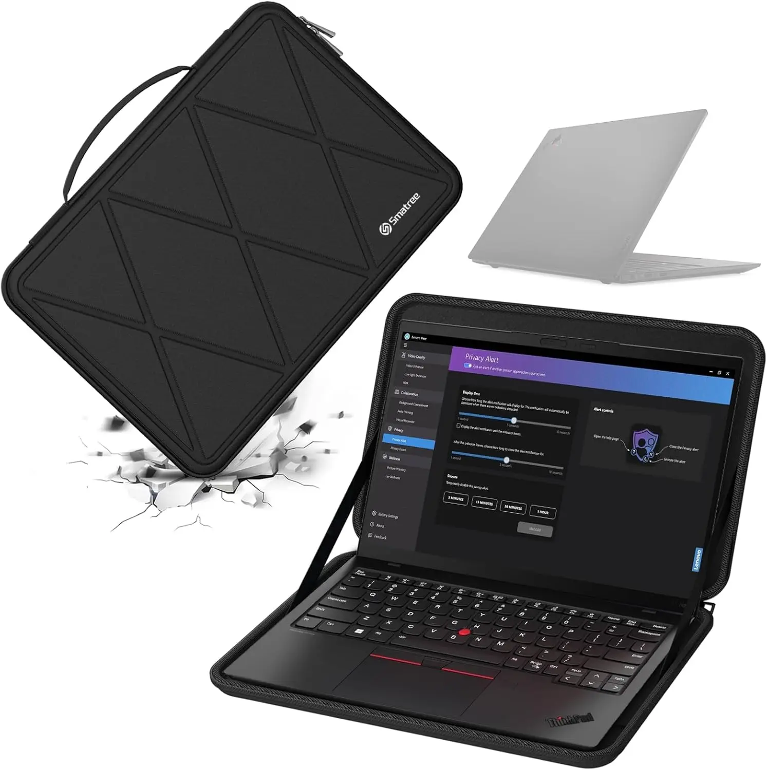 Smatree hard EVA protective case is suitable for 11.6-inch Lenovo ThinkPad Yoga series and 13-inch Lenovo ThinkPad series laptop
Smatree hard EVA protective case is suitable for 11.6-inch Lenovo ThinkPad Yoga series and 13-inch Lenovo ThinkPad series laptop