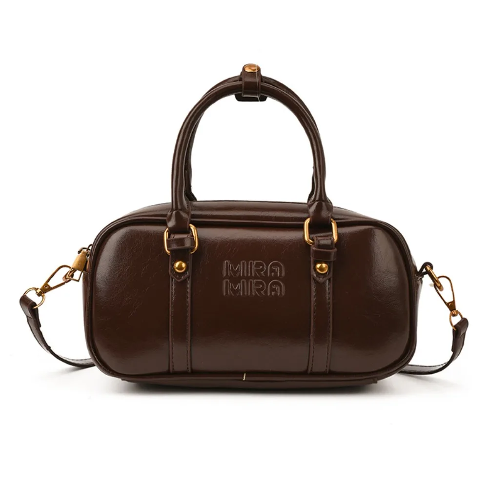 Ins PU Leather Bowling Bag Solid Color Handbag Square Shoulder Bag Korean Style Large Capacity Sling Bag Outdoor
Ins PU Leather Bowling Bag Solid Color Handbag Square Shoulder Bag Korean Style Large Capacity Sling Bag Outdoor