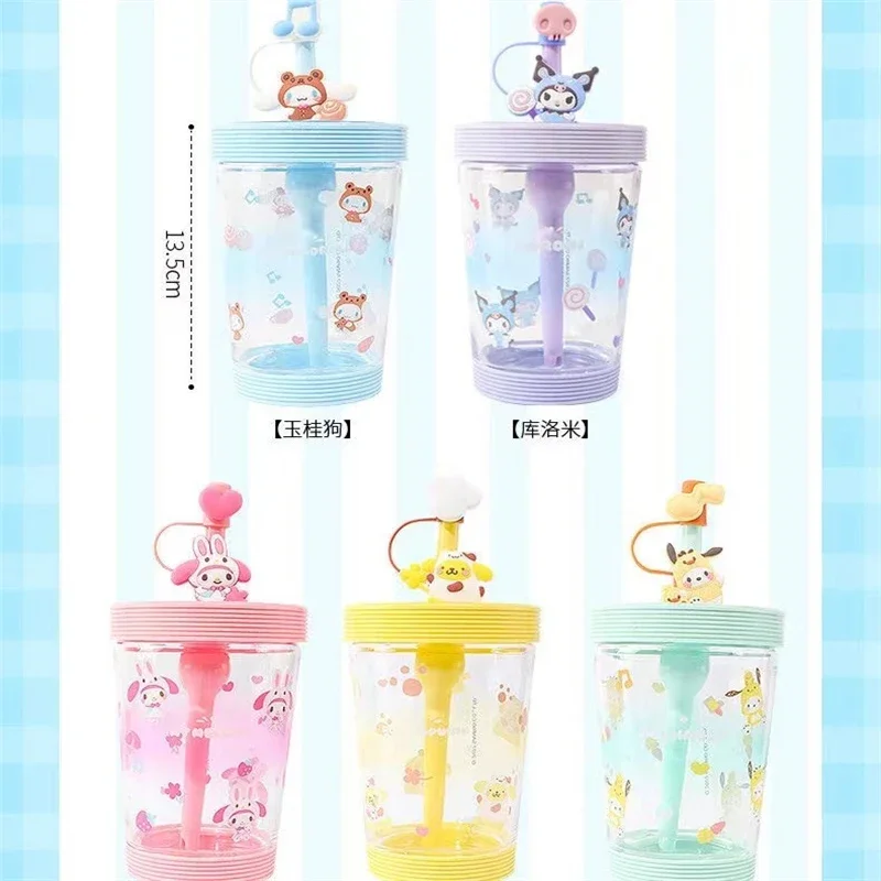 535Ml Sanrio Colorful with Straw Cup Carrying Strap Mymelody Cinnamoroll Mug Pochacco Cartoon Kawaii Anime Plush Toy Girl Gift
535Ml Sanrio Colorful with Straw Cup Carrying Strap Mymelody Cinnamoroll Mug Pochacco Cartoon Kawaii Anime Plush Toy Girl Gift