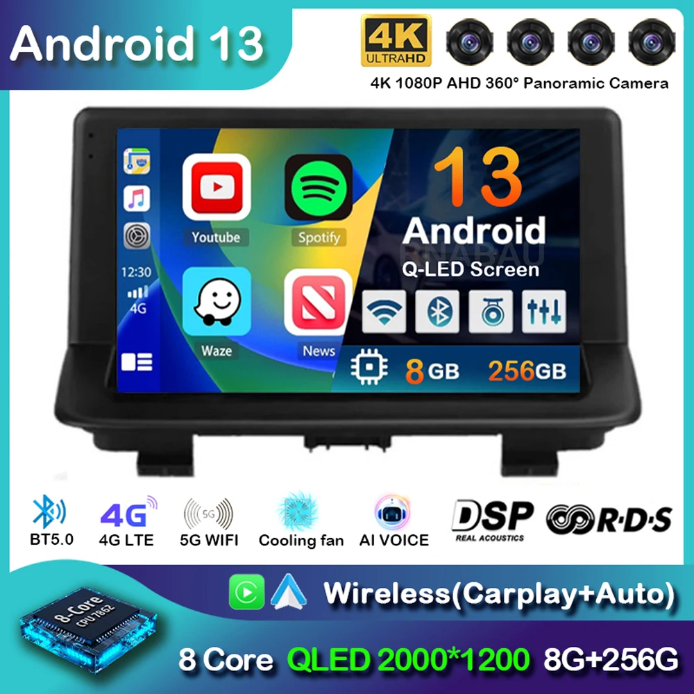Android 13 Wireless CarPlay Auto Car Radio For Audi Q3 2012-2018 DSP Multimedia Video Player GPS Stereo Autoradio Head Unit WIFI
Android 13 Wireless CarPlay Auto Car Radio For Audi Q3 2012-2018 DSP Multimedia Video Player GPS Stereo Autoradio Head Unit WIFI