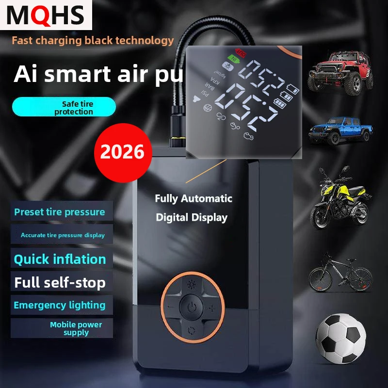 150PSI Wired Wireless Car Air Compressor Portable Electric Digital Display Tire Inflator Pump for Motorcycle Bicycle Tyre Balls
150PSI Wired Wireless Car Air Compressor Portable Electric Digital Display Tire Inflator Pump for Motorcycle Bicycle Tyre Balls